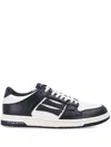 Amiri Rubber Sole Low Top Sneakers In Black