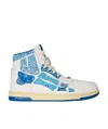 Amiri Skel-top Hi Bandana High-top Sneakers In White