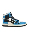 Amiri Men's Skel-top Hi Leather Bones High-top Sneakers In Black