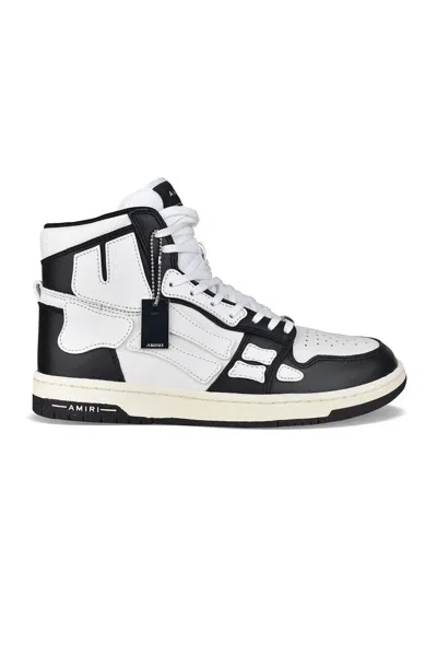Amiri Skel Top High Sneakers In White