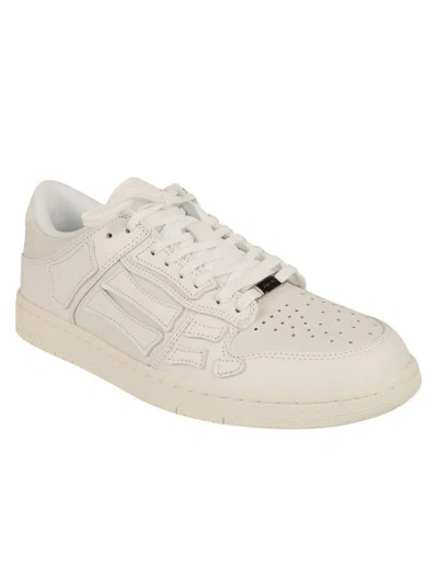 Amiri Skel-top Leather Low-top Sneakers In White
