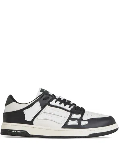 Amiri Mens Black Skel Top Bandana-print Leather Low-top Trainers