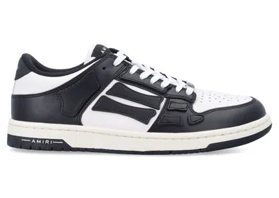Pre-owned Amiri Skel Top Low (2024) (women's) Sneakers In Black/white