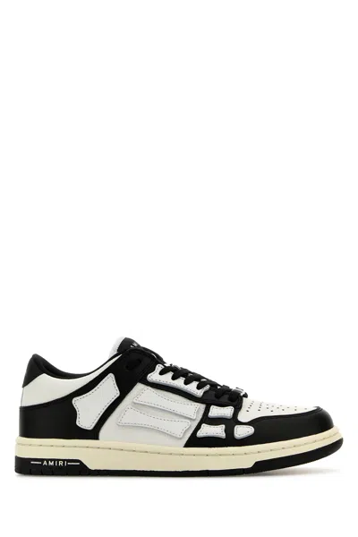 Amiri Skel Top Low Sneakers In White