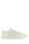 Amiri White Leather Skel Sneakers In White