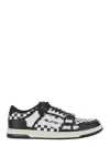 Amiri Checkered Skel Top Low Sneakers In Multicolor