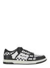 Amiri Checkered Skel Top Low Sneakers In Multicolor