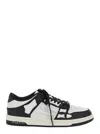 Amiri Skel Colour-block Leather Sneakers In Black