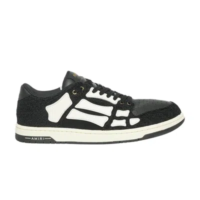 Pre-owned Amiri Skel Top Low 'black Bouclé' | Men's Size 42