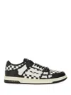 Amiri Low-top Checkered Pattern Rubber Sole Sneaker In Black
