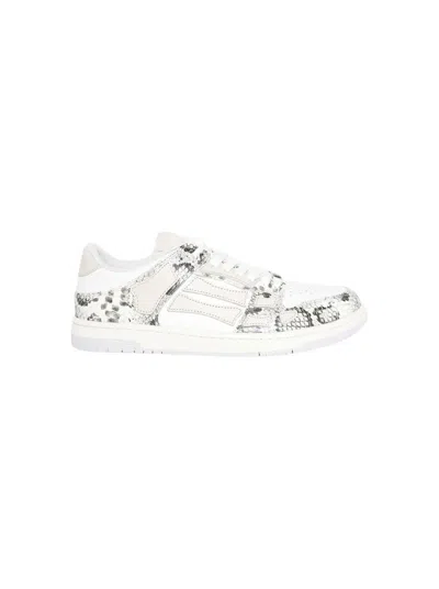 Amiri Skel Top Low Sneaker In White