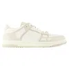 Amiri White & Beige Skel-top Low Sneakers In Beige