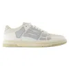 Amiri Skel Top Low Sneakers -  - Leather - Grey In White