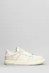 Amiri White & Beige Skel-top Low Sneakers
