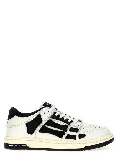 Amiri 'skel Top Low' Sneakers In Neutral