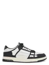 Amiri Skel Colour-block Leather Sneakers In Black