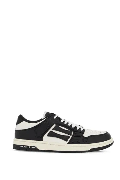 Amiri Skel Top Low Sneakers In Black