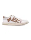 Amiri Rubber Sole Low Top Sneakers In Brown
