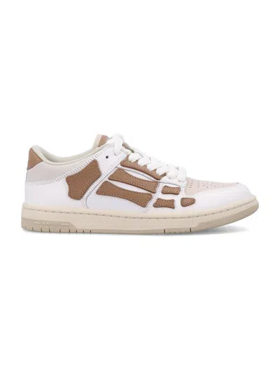 Amiri Skel-top Low Sneakers In Brown