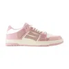 Amiri Skel Leather Low-top Sneakers In Pink