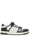 Amiri Skel Colour-block Leather Sneakers In Black