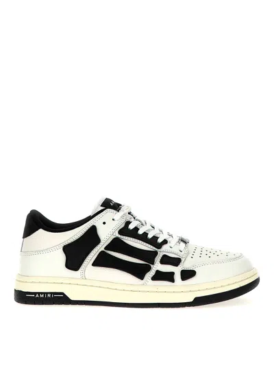 Amiri Skel Top Low Sneakers In White