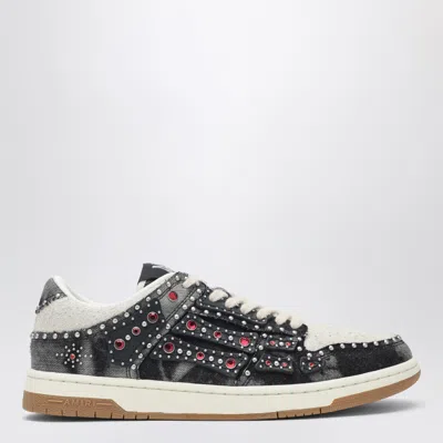 AMIRI AMIRI SKEL TOP LOW SNEAKERS WITH STUDS