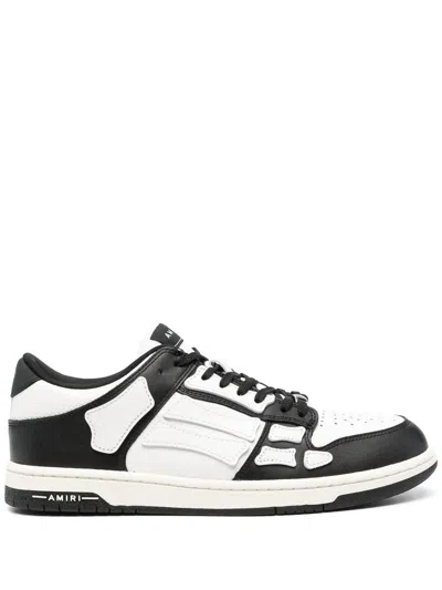 Amiri Mens Black Skel Top Bandana-print Leather Low-top Trainers