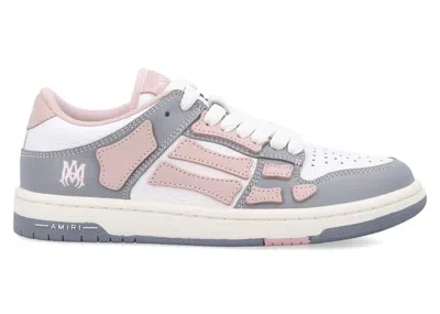 Pre-owned Amiri Skel Top Low Varsity (women's) Sneakers In Pale Peach