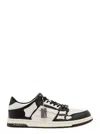 Amiri Multicolor Leather And Fabric Bandana Denim Skel Sneakers