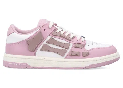 Pre-owned Amiri Skel Top Low (women's) Sneakers In Baby Pink