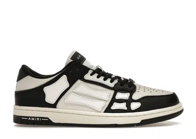 Pre-owned Amiri Skel Top Low (women's) Sneakers In Black White