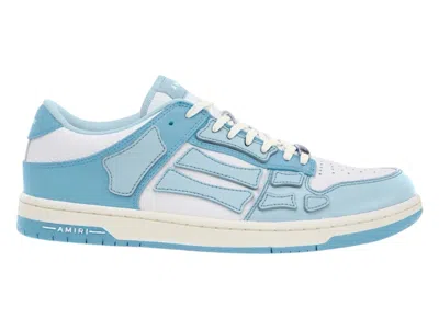 Pre-owned Amiri Skel Top Low (women's) Sneakers In Blue White