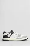 Amiri Multicolor Two-tone Skel Top Low Sneakers In Black