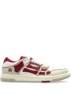 Amiri Skel Low Top Sneakers With Monogram Print In 中性色