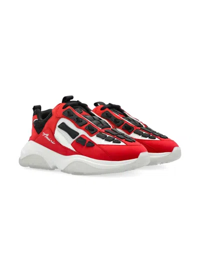 Amiri Kids' Skel Top Sneakers In Red