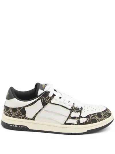 AMIRI BLACK SKEL-TOP SNEAKERS
