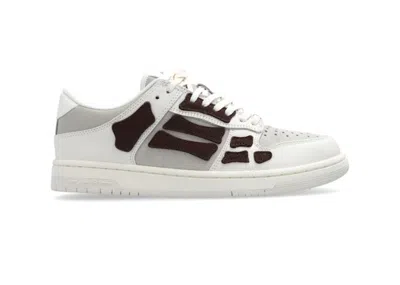 Pre-owned Amiri Skel Top (women's) Sneakers In Birch/brown