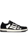 Amiri Low-top Sneakers With Textured Panels In Black