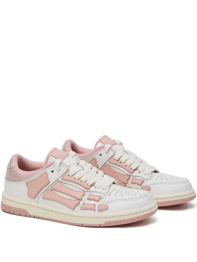 Amiri Skeleton-embellished Trainers In Pink