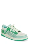Amiri Skel Bicolor Low-top Sneakers In Green