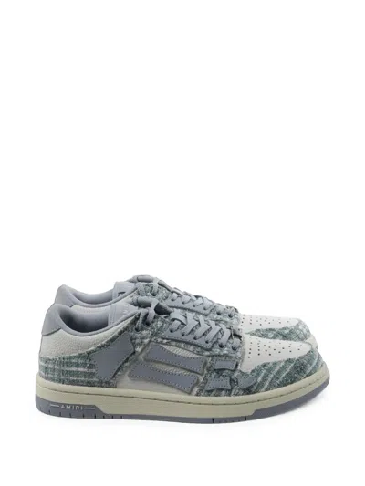 Amiri Skel-top Low Sneakers In Gray