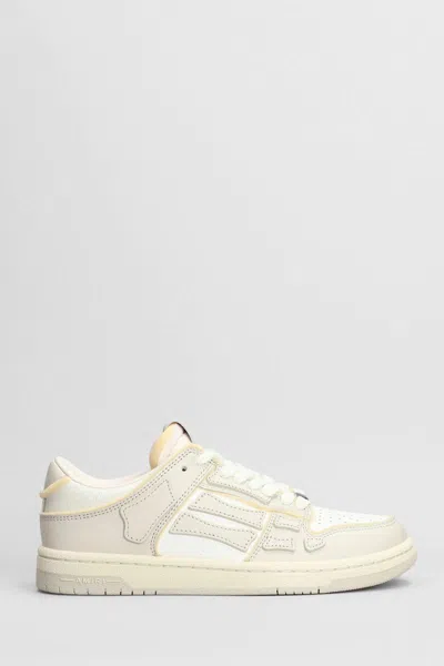 Amiri Skeltop Low Sneakers In Beige