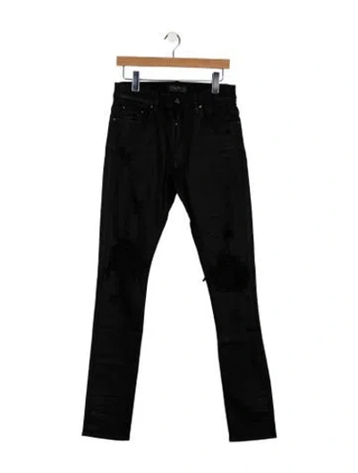 Pre-owned Amiri Skinny Jeans In Black