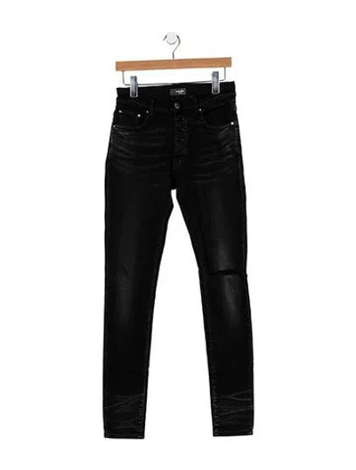 Pre-owned Amiri Skinny Jeans In Black