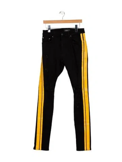 Pre-owned Amiri Skinny Jeans In Black