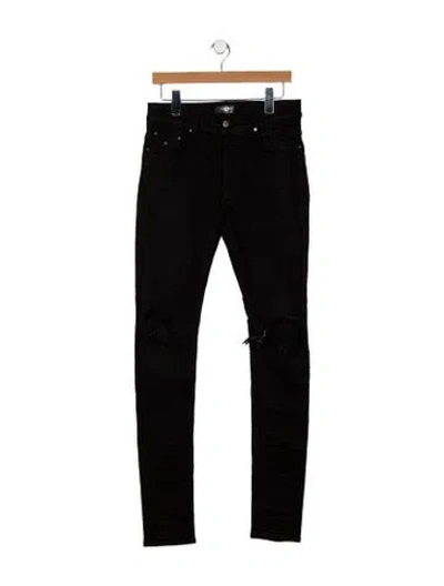 Pre-owned Amiri Skinny Jeans In Black