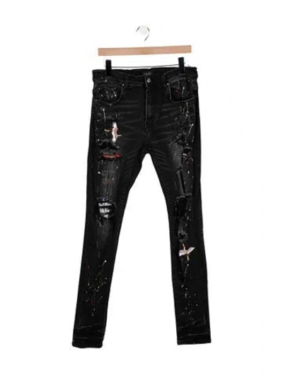Pre-owned Amiri Skinny Jeans In Black
