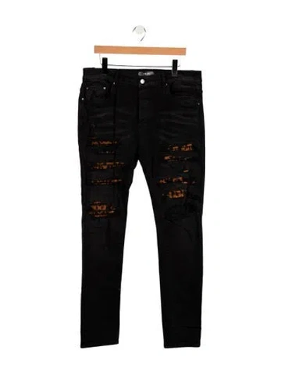 Pre-owned Amiri Skinny Jeans In Black