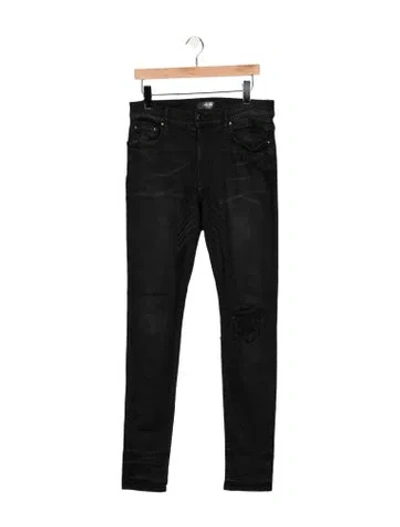 Pre-owned Amiri Skinny Jeans In Black
